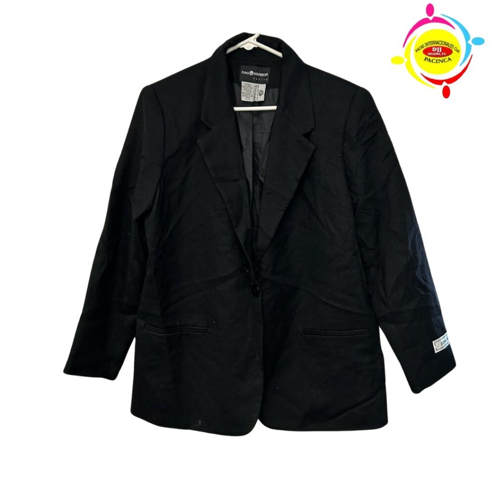 *SAG HARBOR BLACK BLAZER
